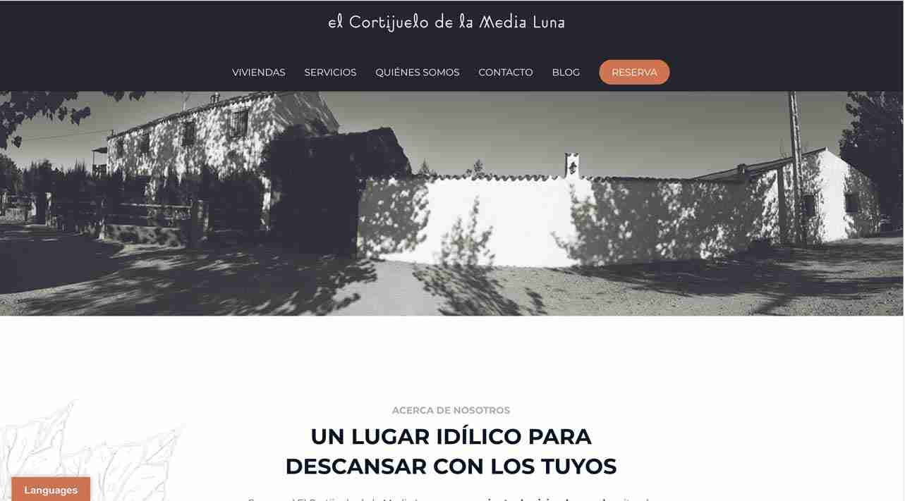 El Cortijuelo de la Media Luna Web and Graphic Design