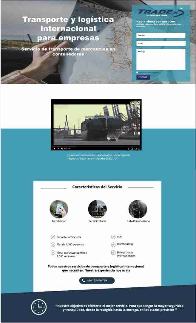 Tradex Coorporation Web Proyect