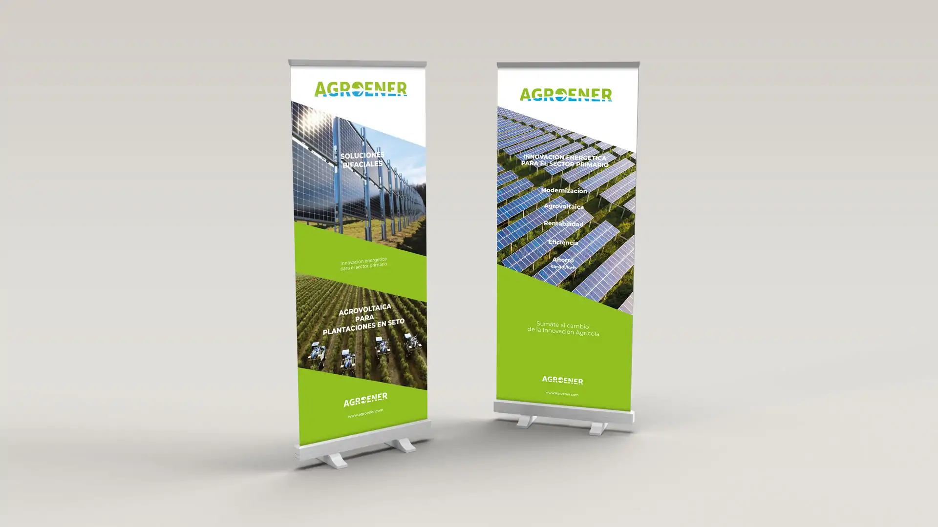 Antoniodmarketing. Agroener. Rollup. Identidad Corporativa