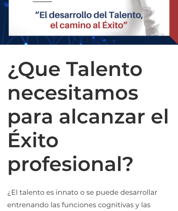 Blog Open Talent School