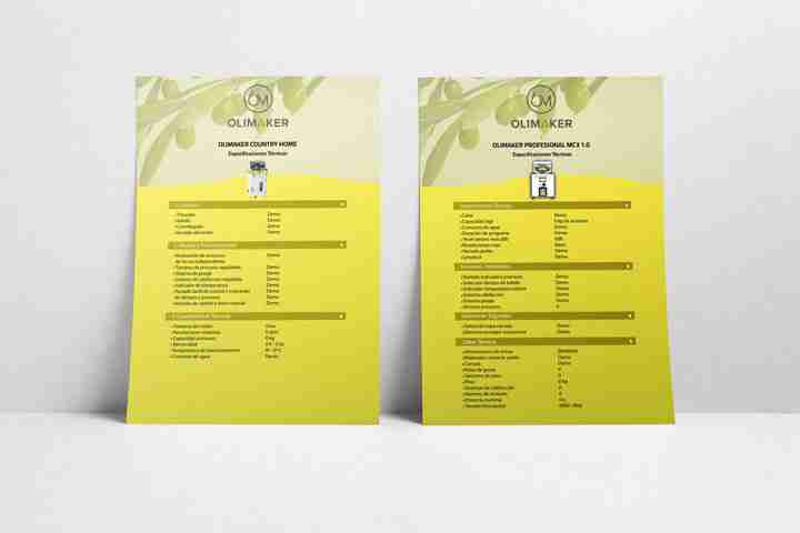 Flyers Olimaker – Características del producto